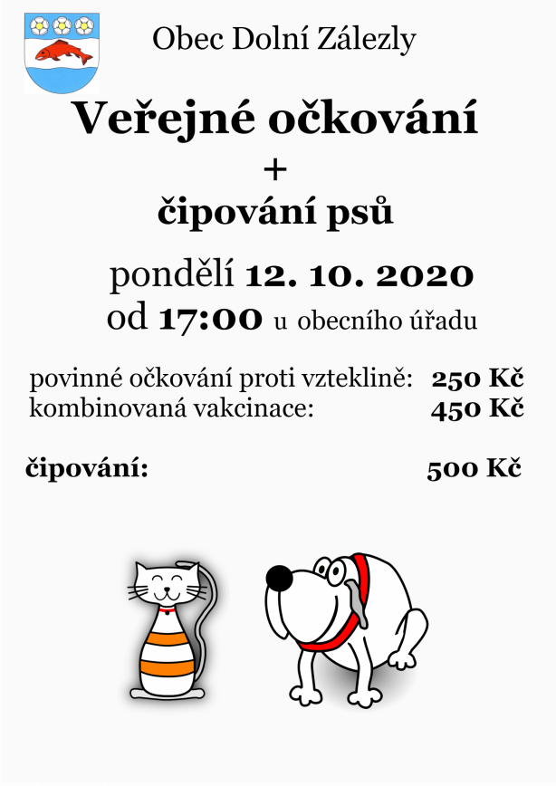 Veřejné očkování plakát