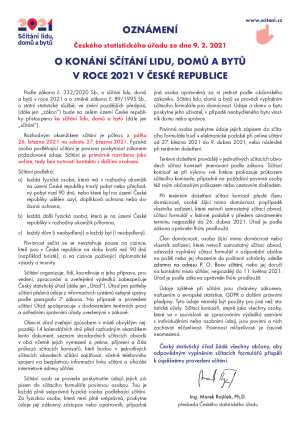 sčítání lidu úvod