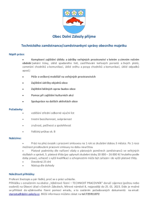 Výběrové řízení na zaměstnance