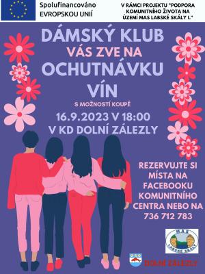 Dámský klub s vínem