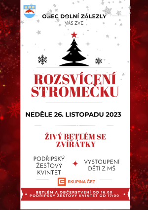 Rozvěcení stromečku