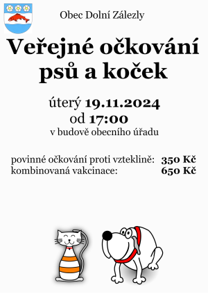 očkování psů